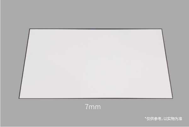 蜂窝大板·洛可可白（板框异色·黑色窄边）7mm