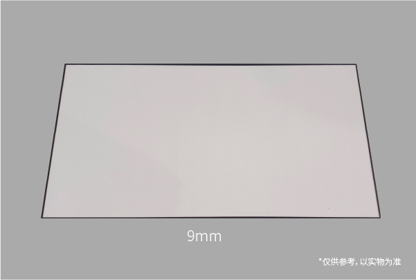 蜂窝大板·尼克白（板框异色·黑色窄边）9mm